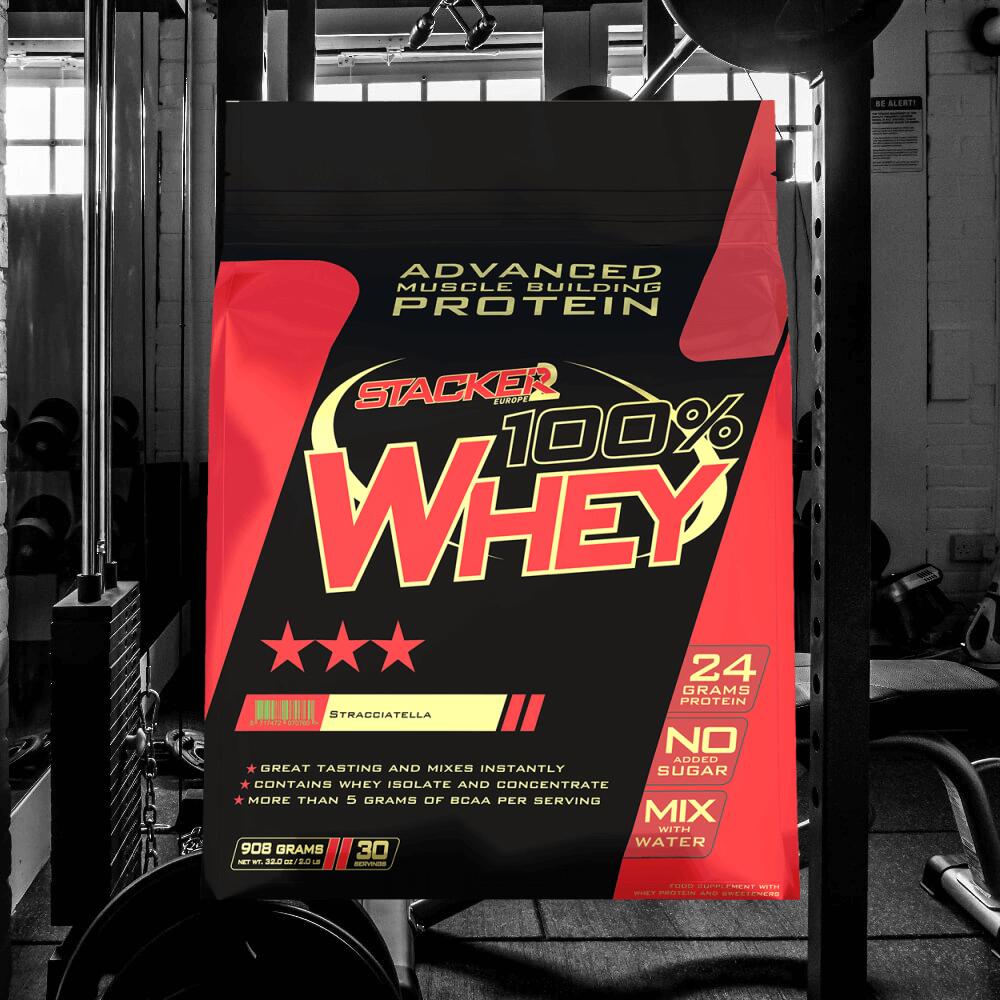 Stacker2 100% Whey (908g) Stracciatella - Protéines 2/4