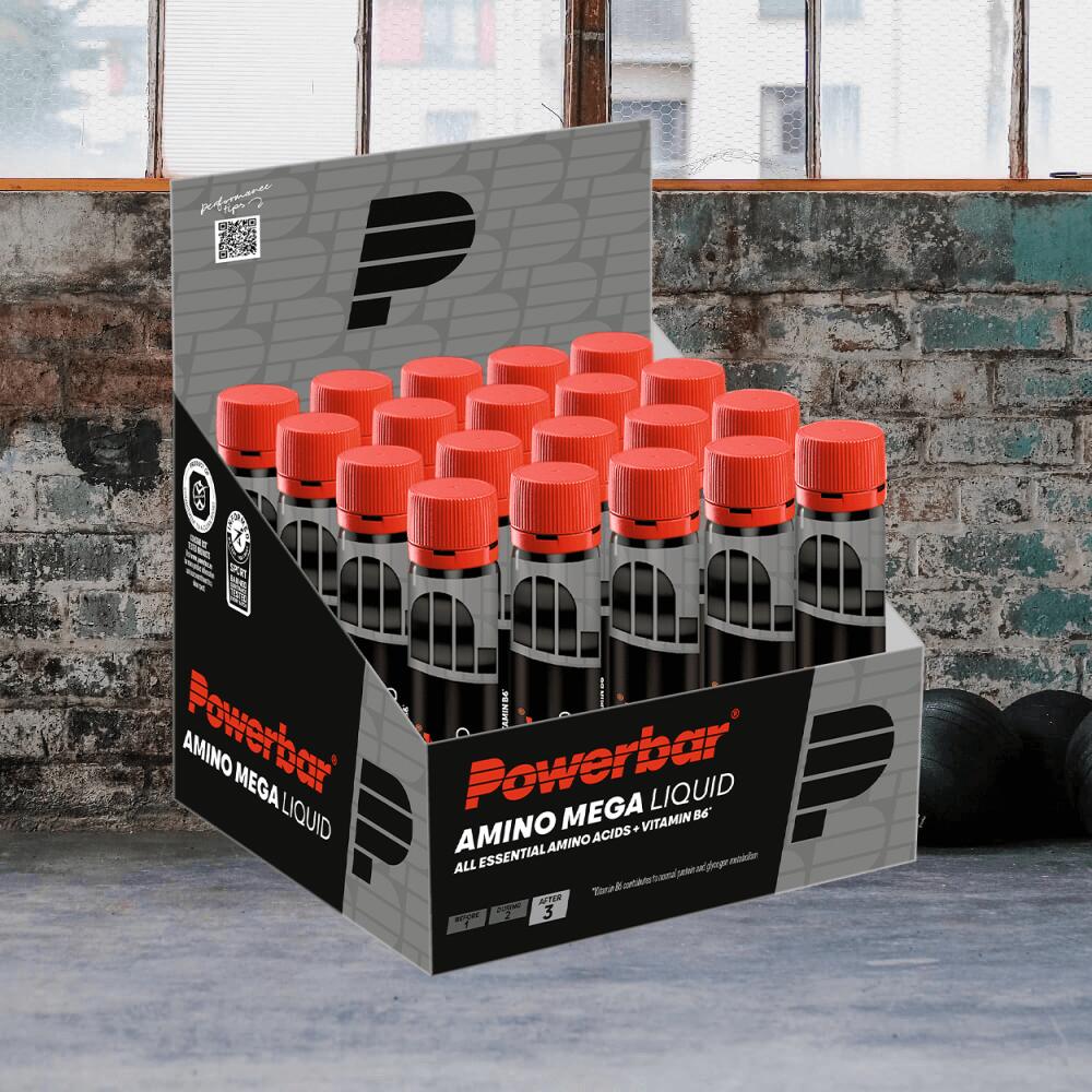 Amino Mega Líquido 25ml Powerbar (pack de 20) 5/7