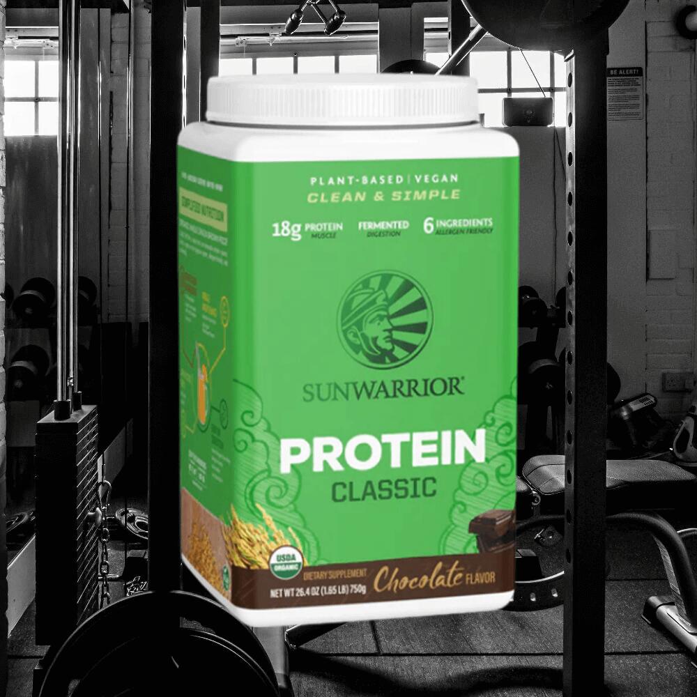 Sunwarrior Protein Classic Organic (750g) Chocolate - Protéines 4/5