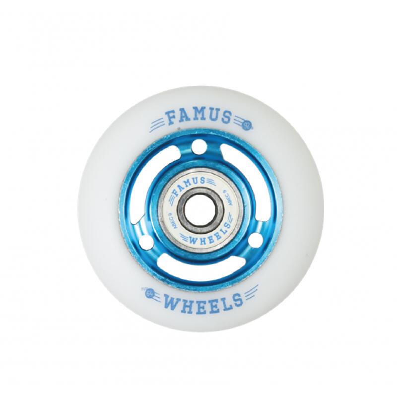 Roues de roller Famus Wheels 64mm/92A + ABEC 9 (X4) 5/5