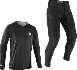 Kit Maillot Manches Longues et Pantalon Leatt Gravity 1.0 Noir