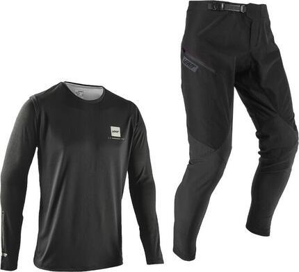 Kit Maillot Manches Longues et Pantalon Leatt Gravity 1.0 Noir