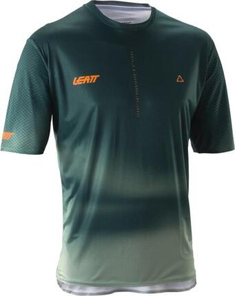Maillot Manches Courtes Leatt Trail 3.0 Noir/Gris Homme