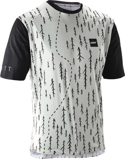 Maillot Manches Courtes Leatt Trail 3.0 Blanc Homme