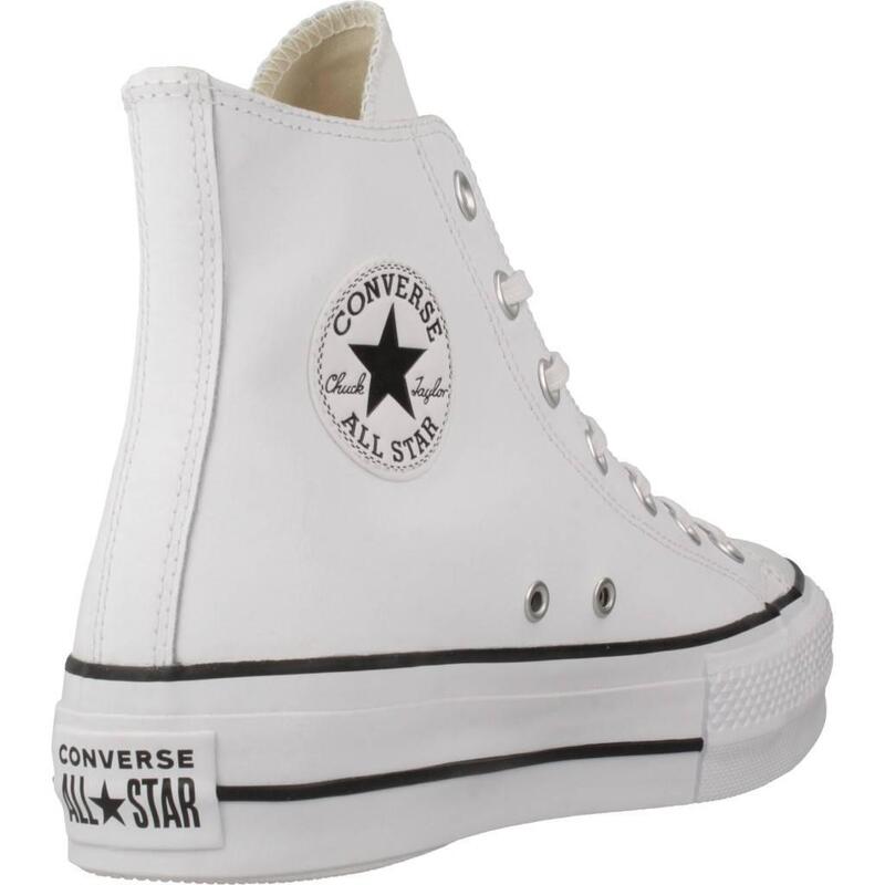 Tenisi femei Converse Chuck Taylor All Star Lift Leather, Alb