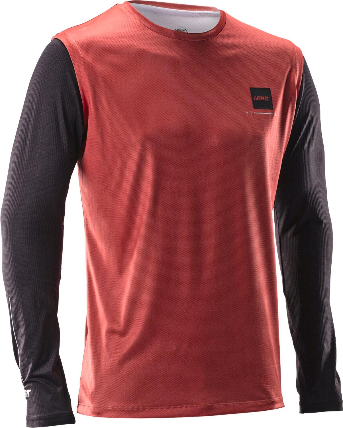 Kit Maillot Manches Longues et Pantalon Leatt Gravity 1.0 Rouge 2/4