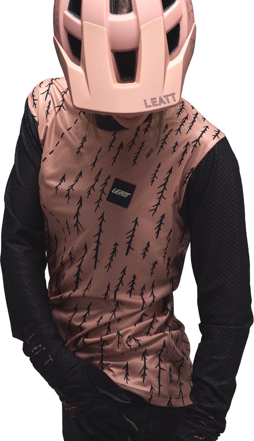 Maillot Manches Longues Leatt Trail 3.0 Rose Femme 5/6