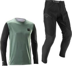 Kit Maillot Manches Longues et Pantalon Leatt Gravity 1.0 Rouge
