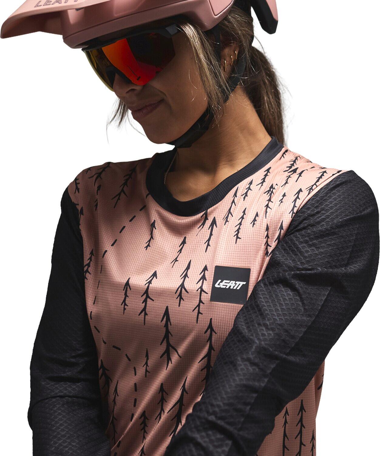Maillot Manches Longues Leatt Trail 3.0 Rose Femme 4/6