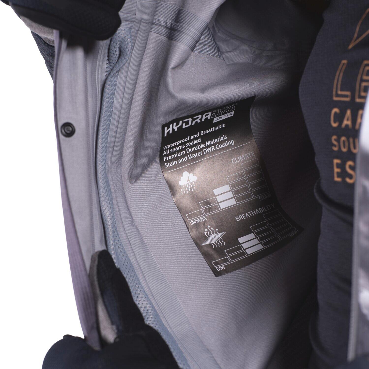 Combinaison VTT Mono Suit HydraDri 3.0 imperméable et respirante Gris Homme 5/7