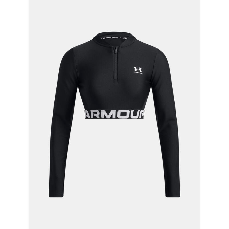 Top de antrenament pentru femei Under Armour Heat Gear Rib 1/4 Zip