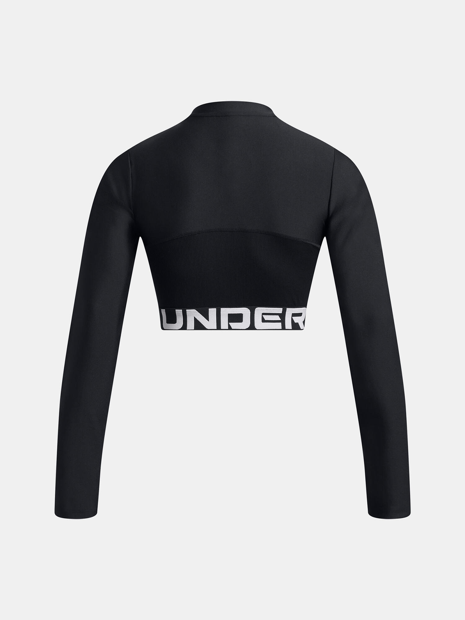 Haut d'entraînement femme Heat Gear Rib 1/4 Zip Under Armour 4/4