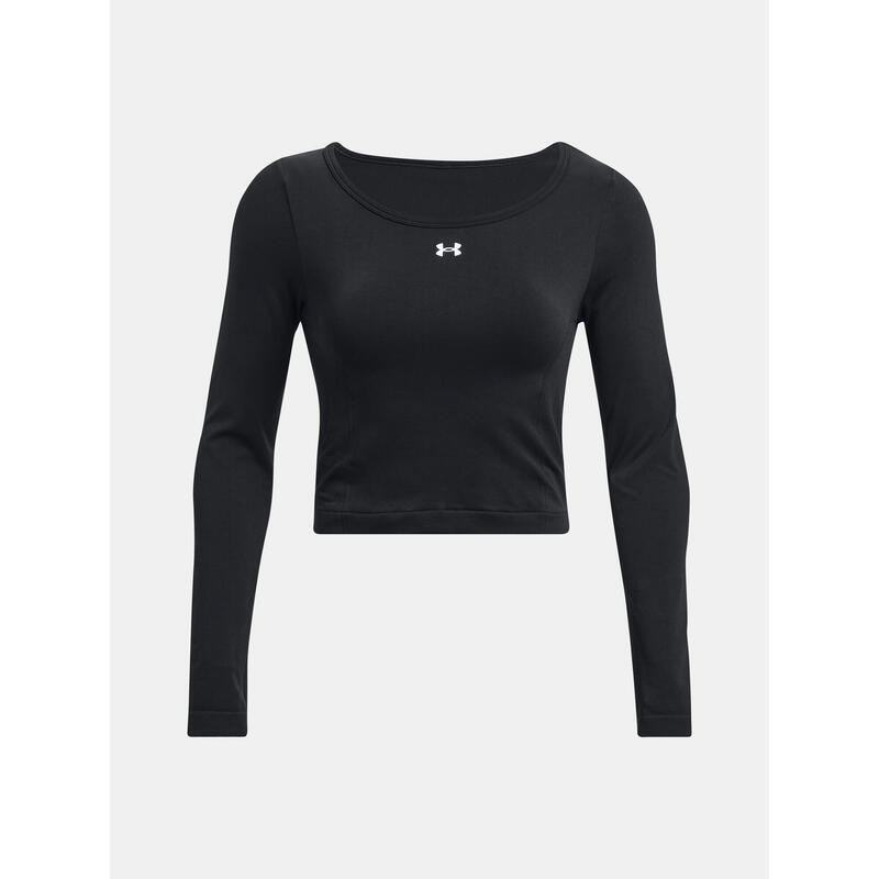 Bluză fitness femei Train Seamless, negru