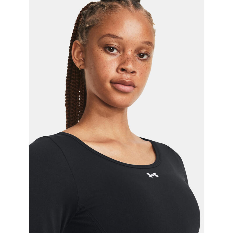 Bluză fitness femei Train Seamless, negru