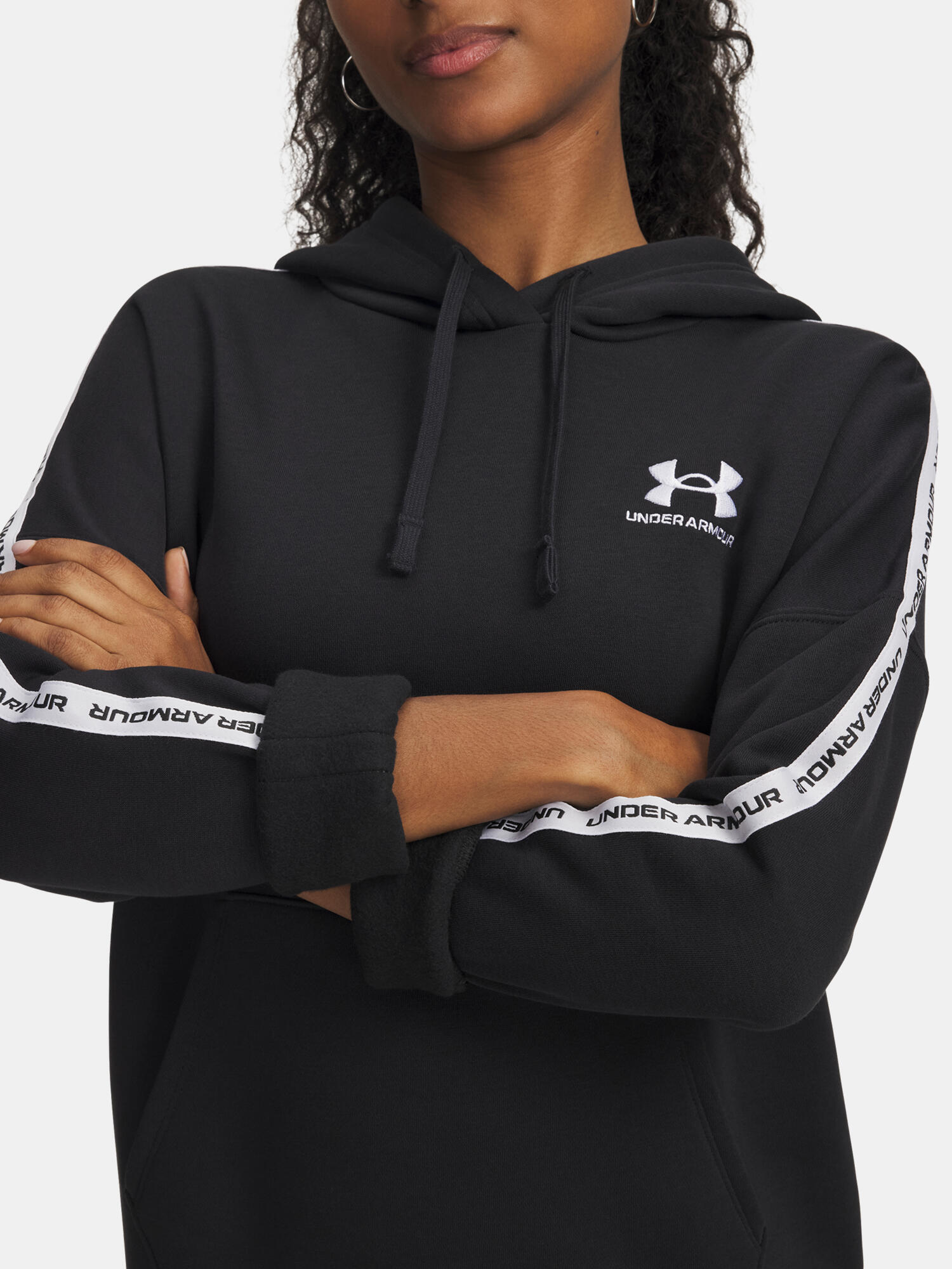 Sweat à capuche Under Armour Icon Fleece Taped 3/4