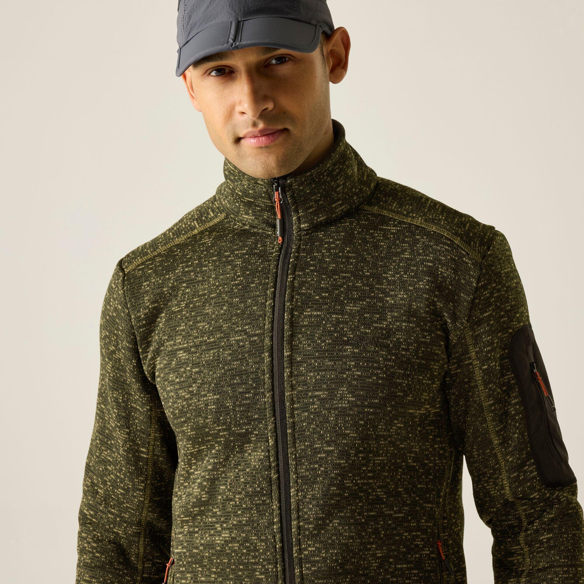 Newhill Wärmendes Stretch-Fleece mit durchgehendem Reißverschluss für Herren 4/5