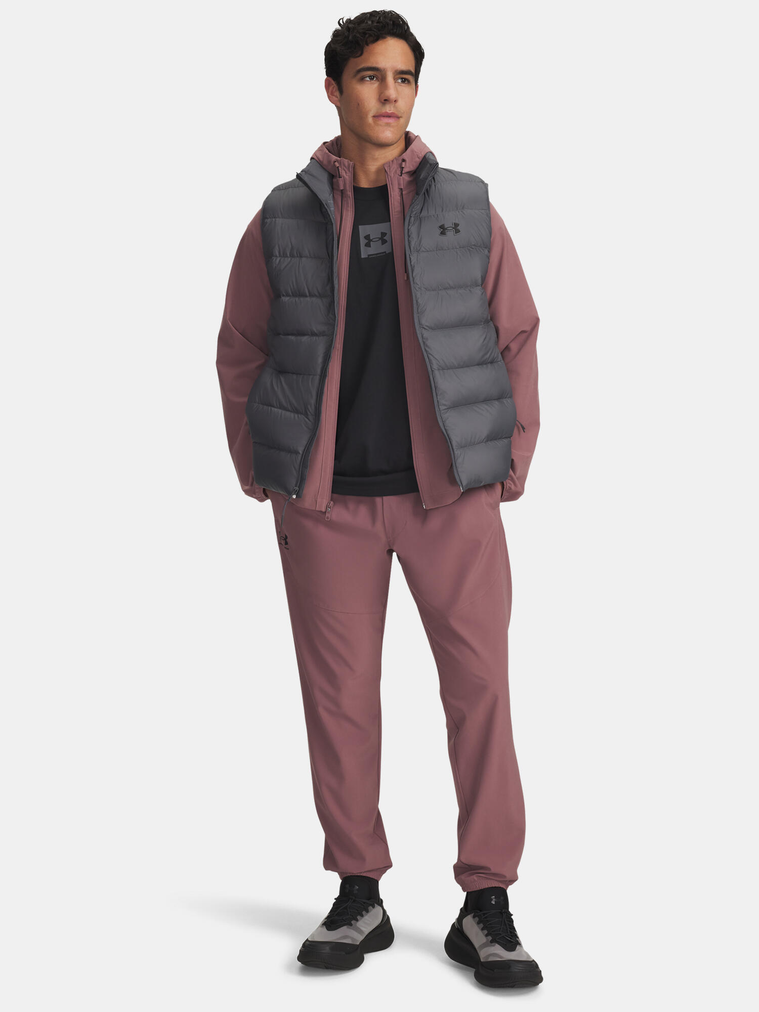 Doudoune sans manches en duvet UA Legend Grise pour homme 7/7