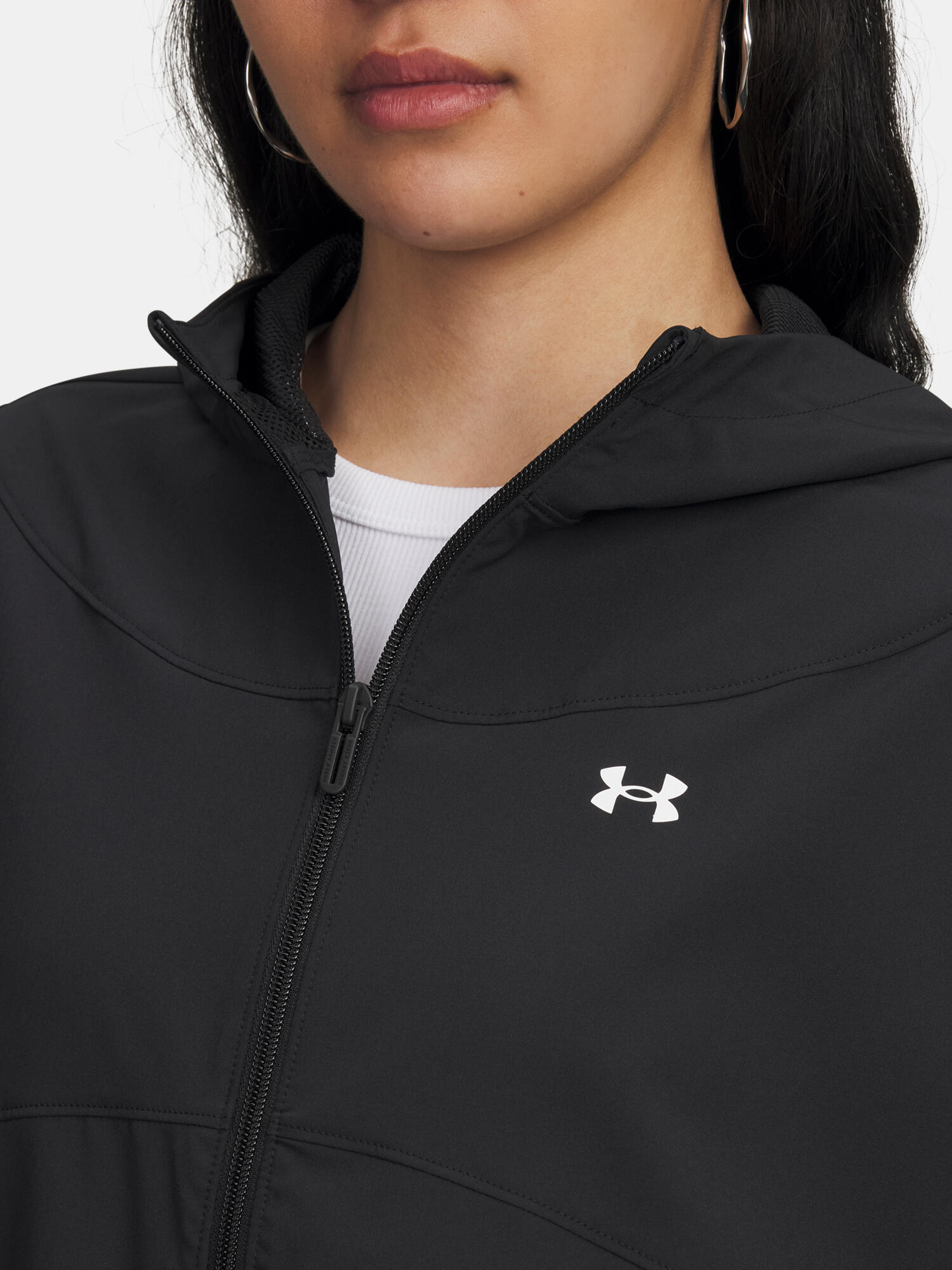 Veste à capuche tissée Under Armour Rival 3/4