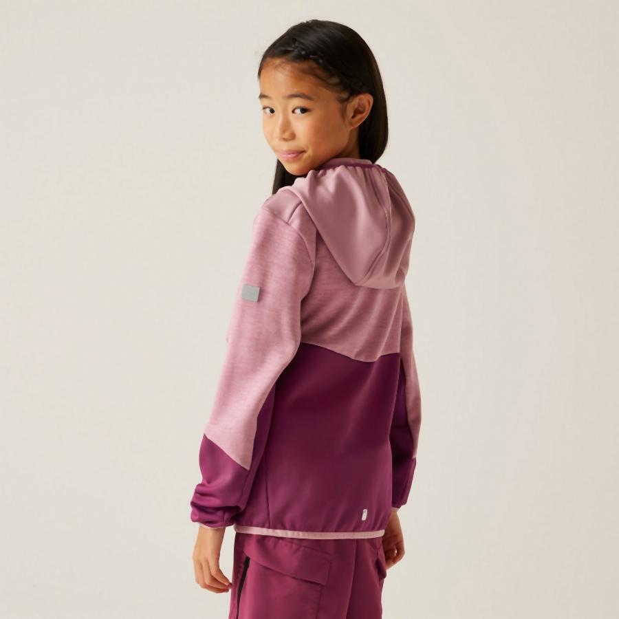 Sweatshirt à capuche full zip enfant Regatta Dissolver X 4/7