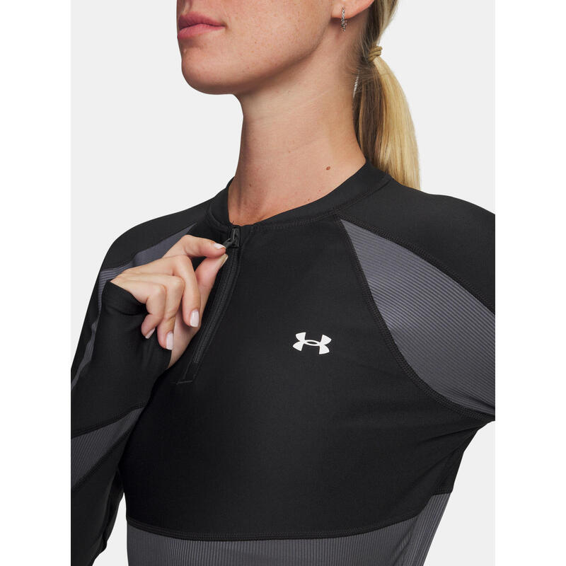Bluză cu mâneci lungi Under Armour HeatGear Rib 1/4 Zip
