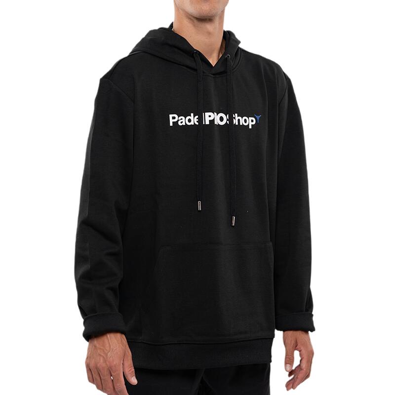 Felpa PadelPROShop Nero Logo Bianco 1/1