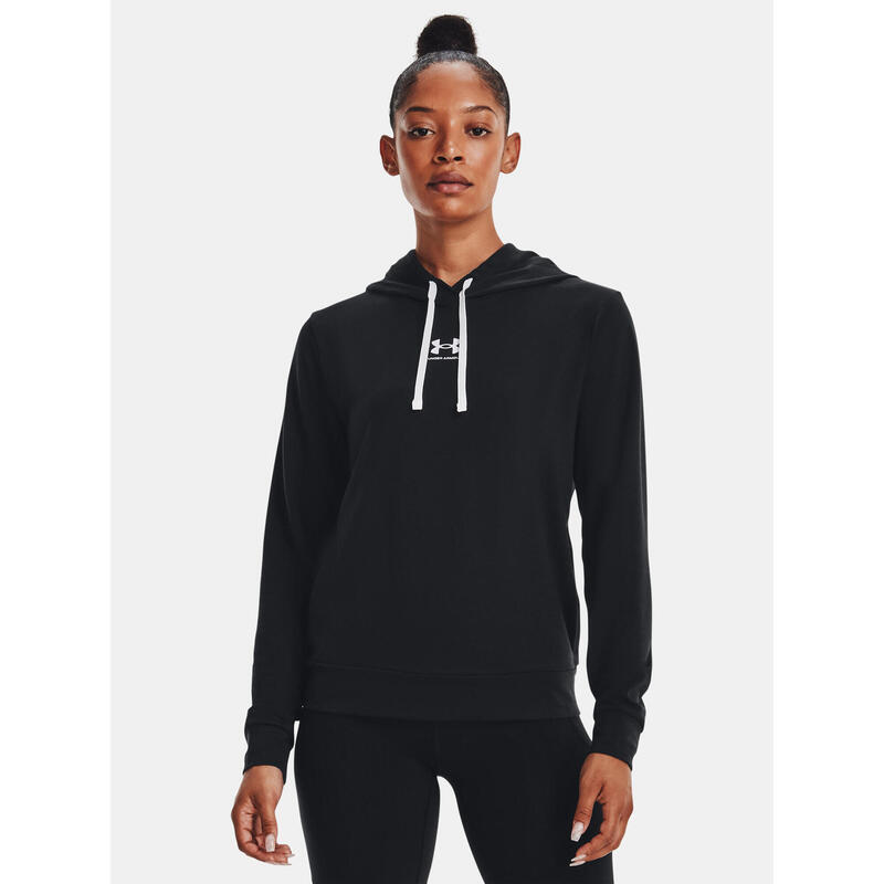 Tricou cu glugă Under Armour Rival Terry pentru femei, pentru antrenament