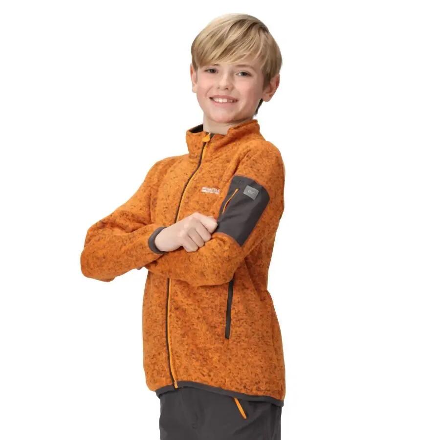 Midlayer Junior Newhill Wandern/Outdoor/Trekking Kinder OranPep(Ash) Ohne 7/7