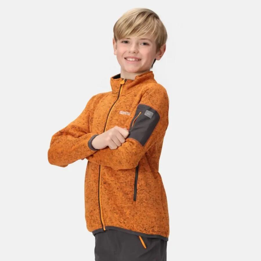 Midlayer Junior Newhill Wandern/Outdoor/Trekking Kinder OranPep(Ash) Ohne 5/7