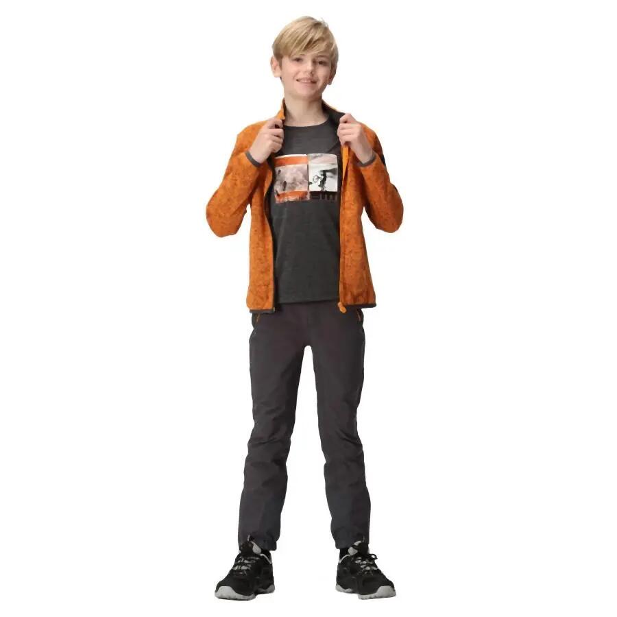 Midlayer Junior Newhill Wandern/Outdoor/Trekking Kinder OranPep(Ash) Ohne 6/7