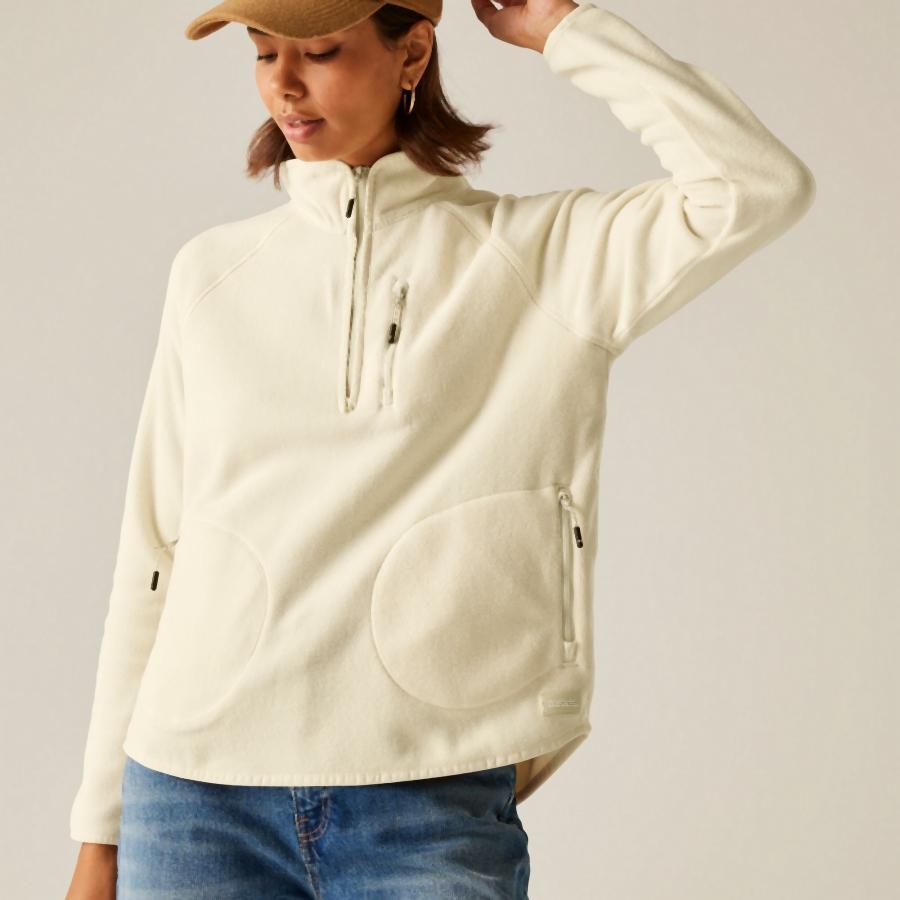 Frankie Wärmendes Fleece mit halbem Reißverschluss für Damen 4/6