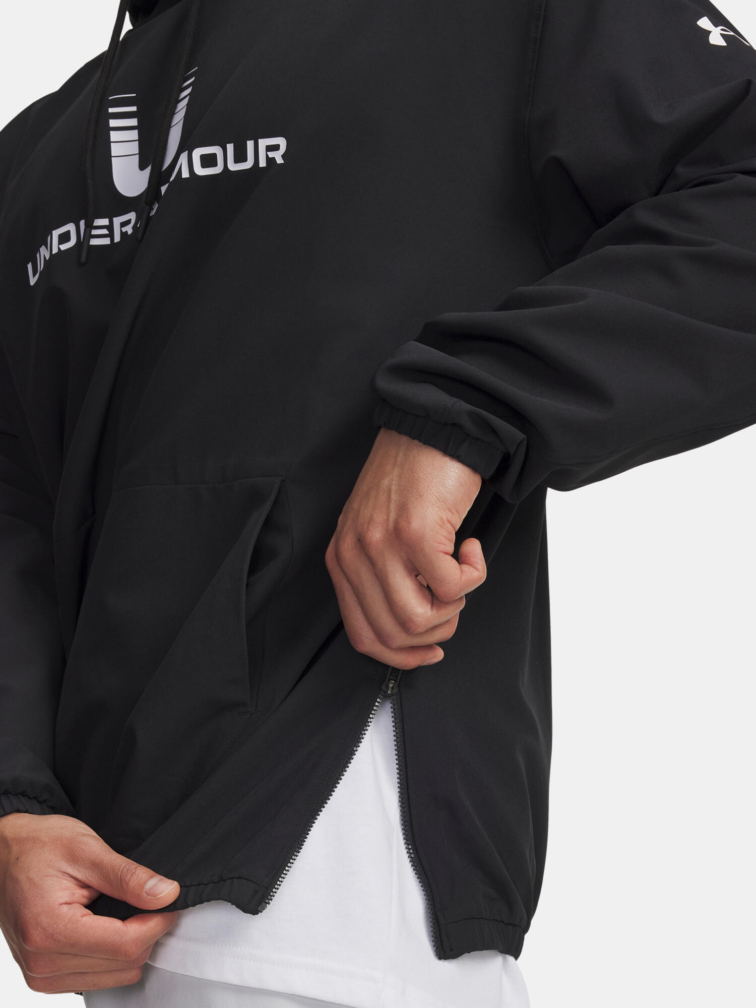 Sweat à capuche tissé Under Armour Unstoppable 3/4