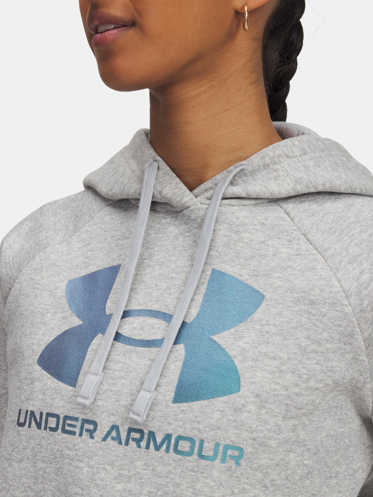 Sweat à capuche Under Armour Rival Fleece Shimmer 3/4