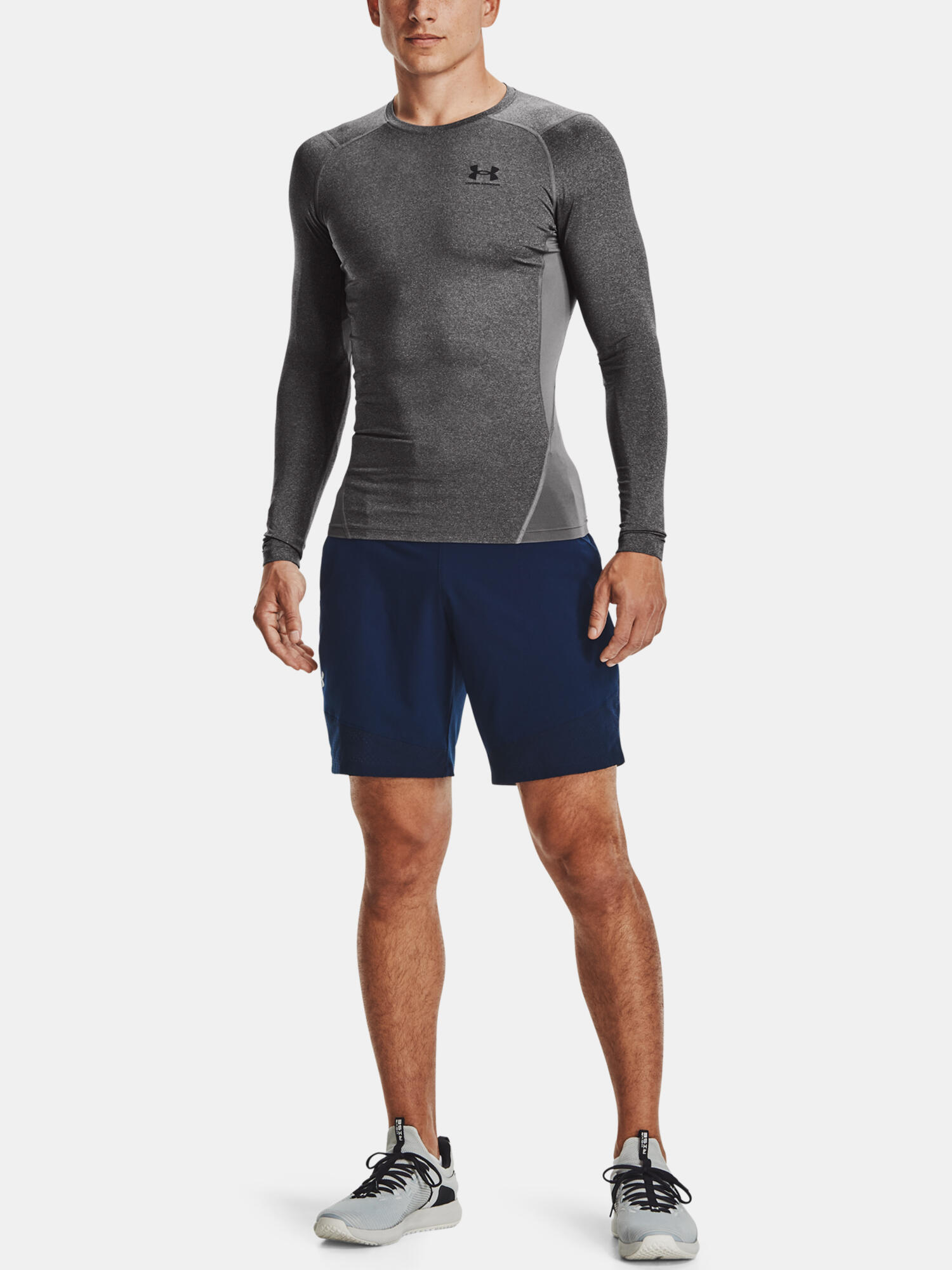 Under Armour Heatgear Armour Long Sleeve Kompressionstrikot Grau Herren 6/6