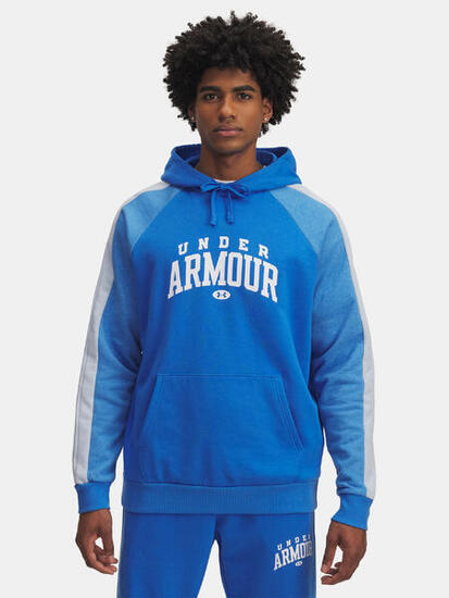 Bluza z kapturem nierozpinana męska niebieska Under Armour 3XL