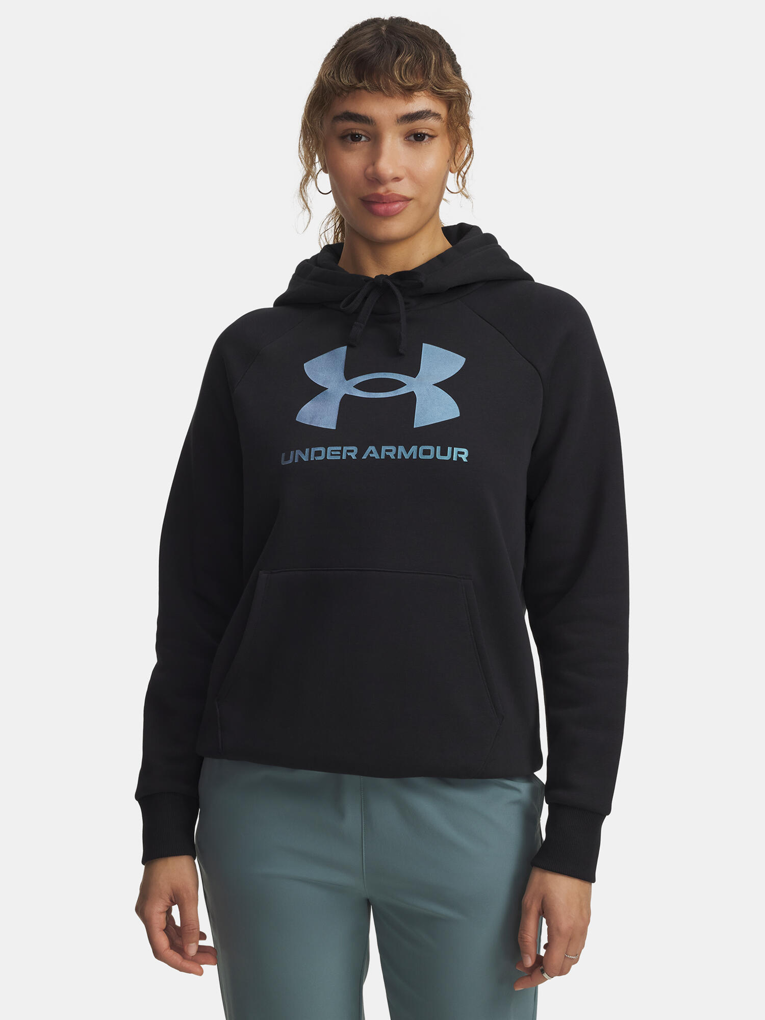 Sweat à capuche Under Armour Rival Fleece Piped HZ 1/4