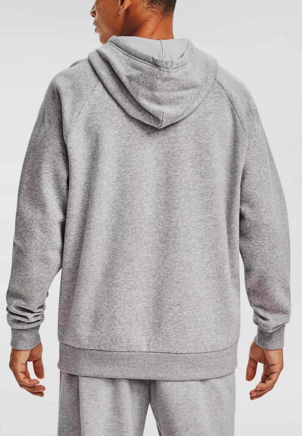 Sweat À Capuche Entraînement Style Gros Logo RIVAL Homme (Gris) 5/7