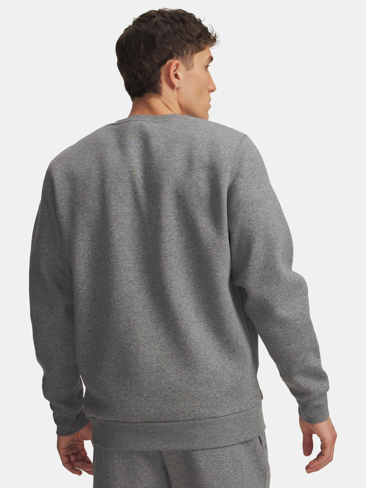 Sweatshirt Homem Under Armour Essential Fleece Crew 2/6