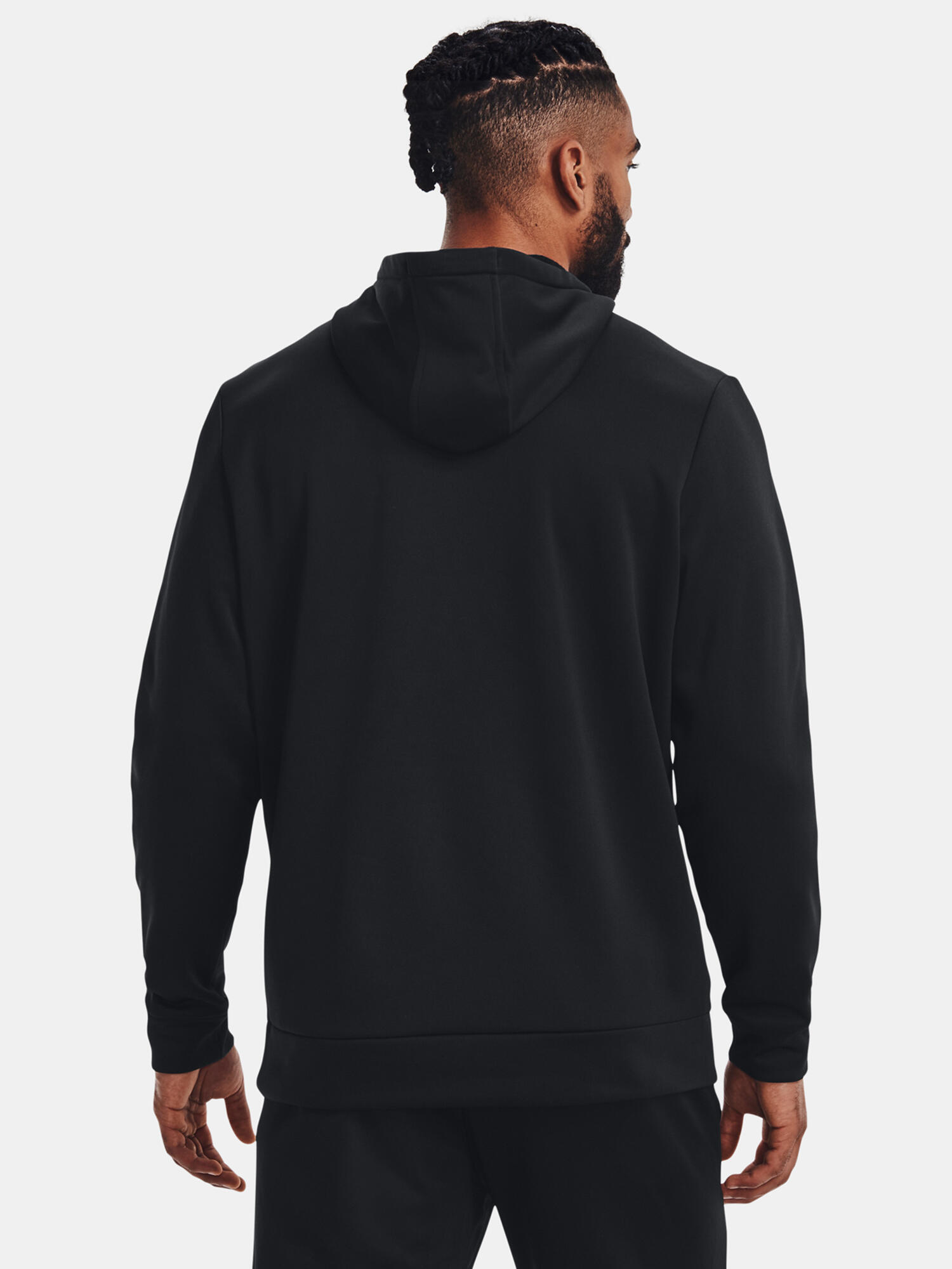 Sudadera para hombres sudadera con sudadera con capucha de vellón de armadura 2/7