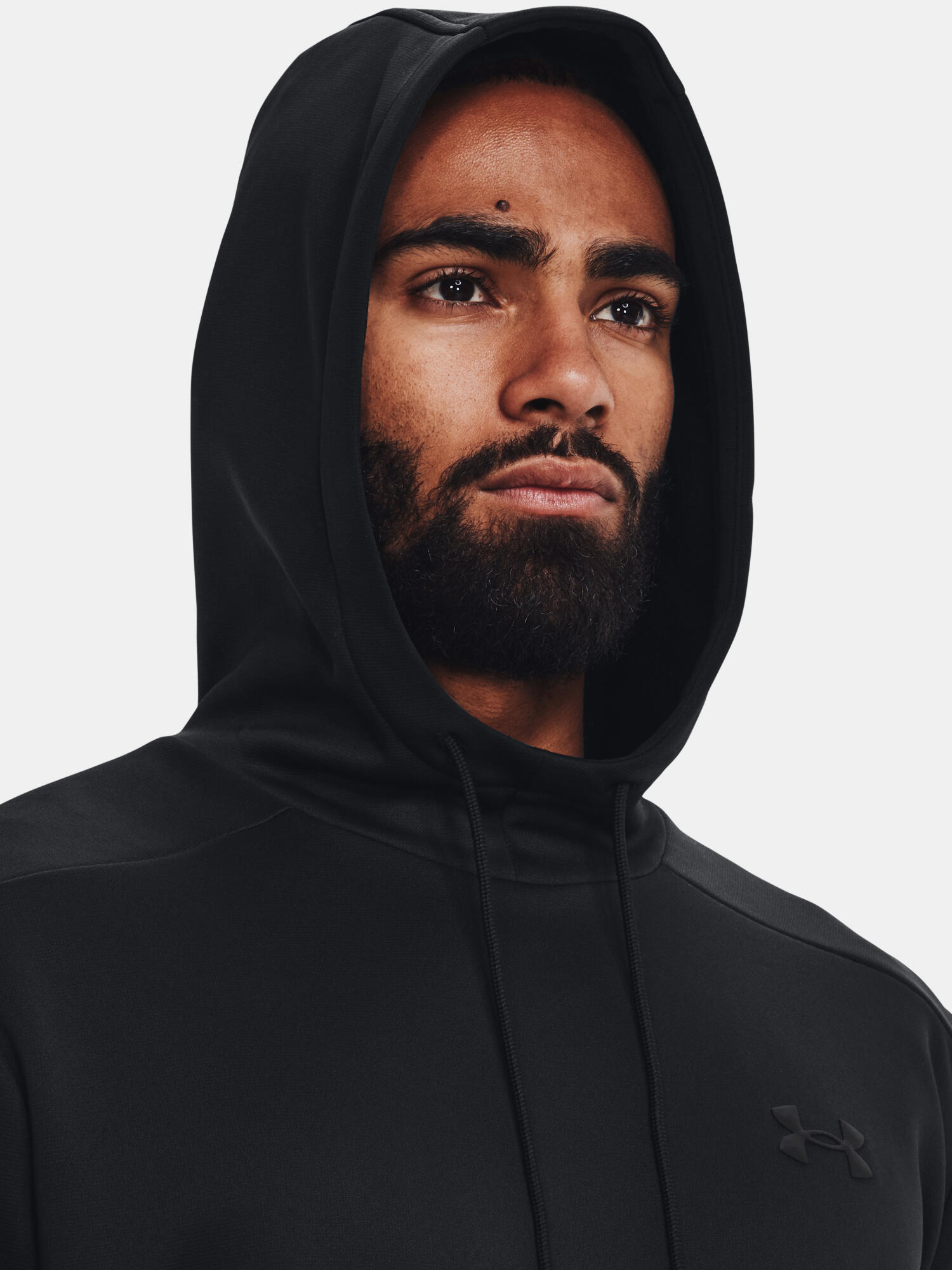 Sudadera para hombres sudadera con sudadera con capucha de vellón de armadura 5/7