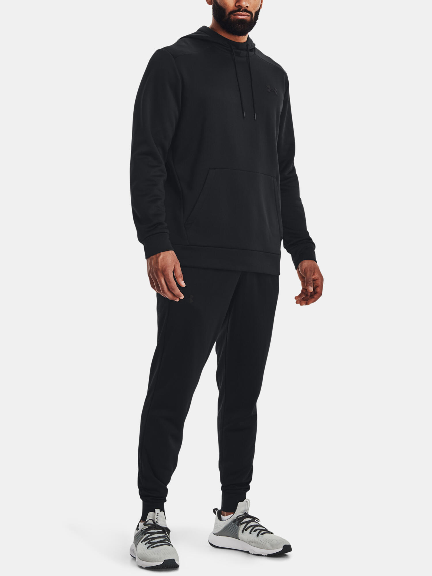 Sudadera para hombres sudadera con sudadera con capucha de vellón de armadura 6/7