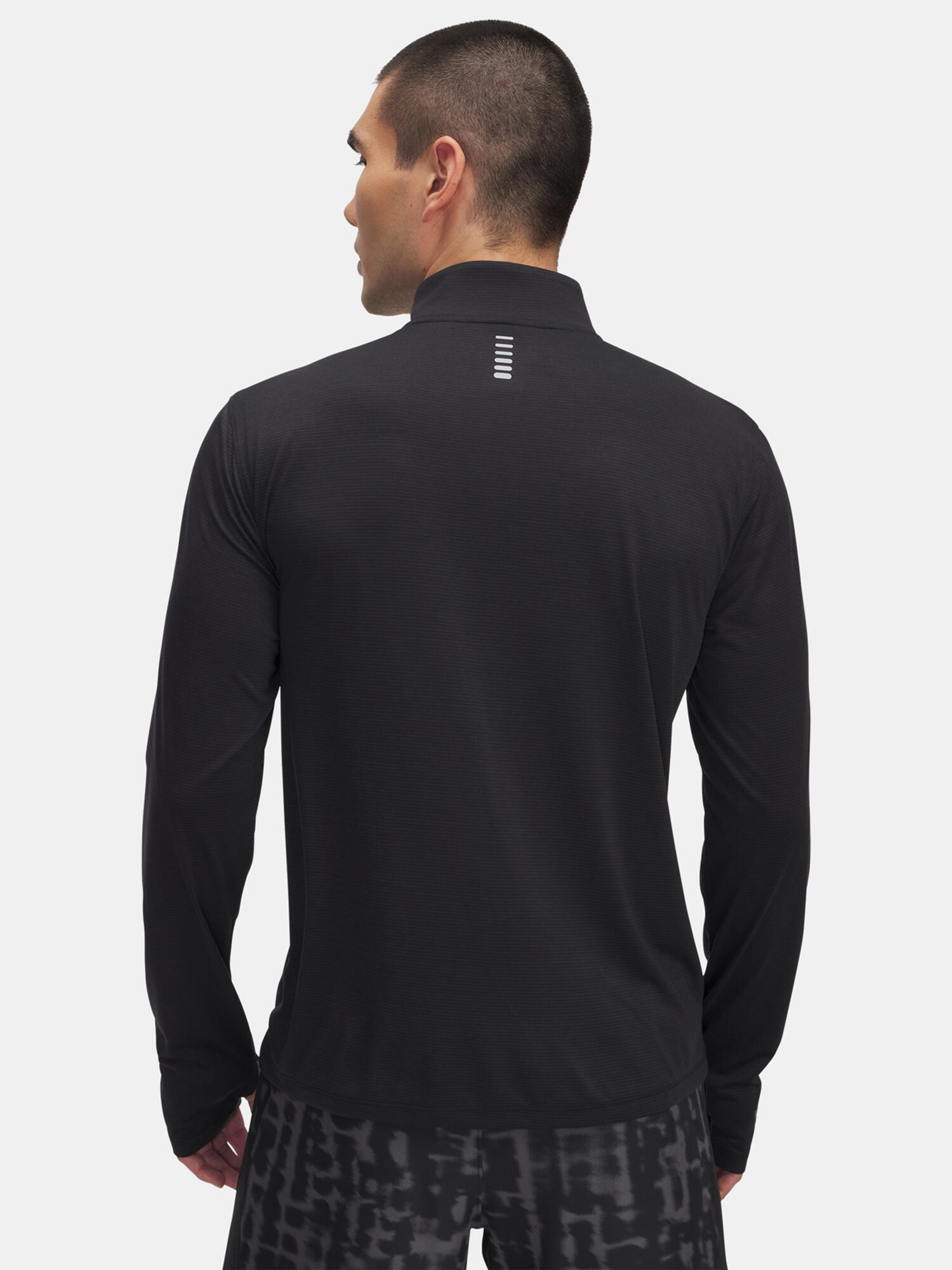 Koszulka męska z długim rękawem UA LAUNCH 1/4 ZIP 6005542-001 czarna L 2/3