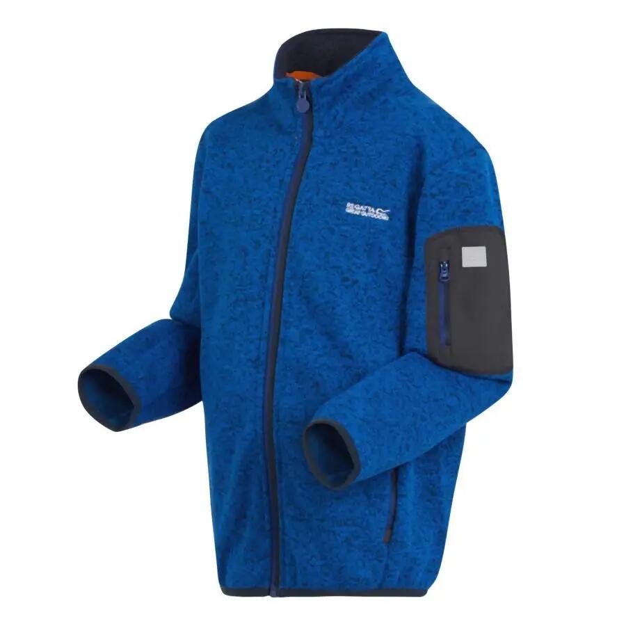 Pile full-zip per bambini Regatta Newhill 2/7