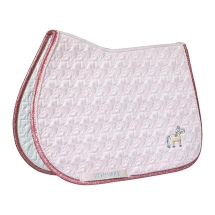 Podkładka pod siodło dla koni Kentucky Horsewear Unicorn Head Glitter