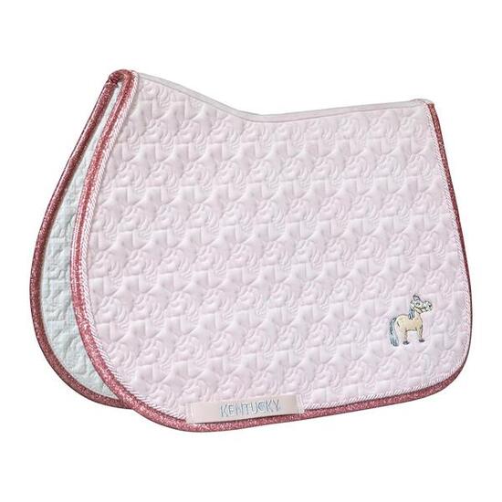 Podkładka pod siodło dla koni Kentucky Horsewear Unicorn Head Glitter