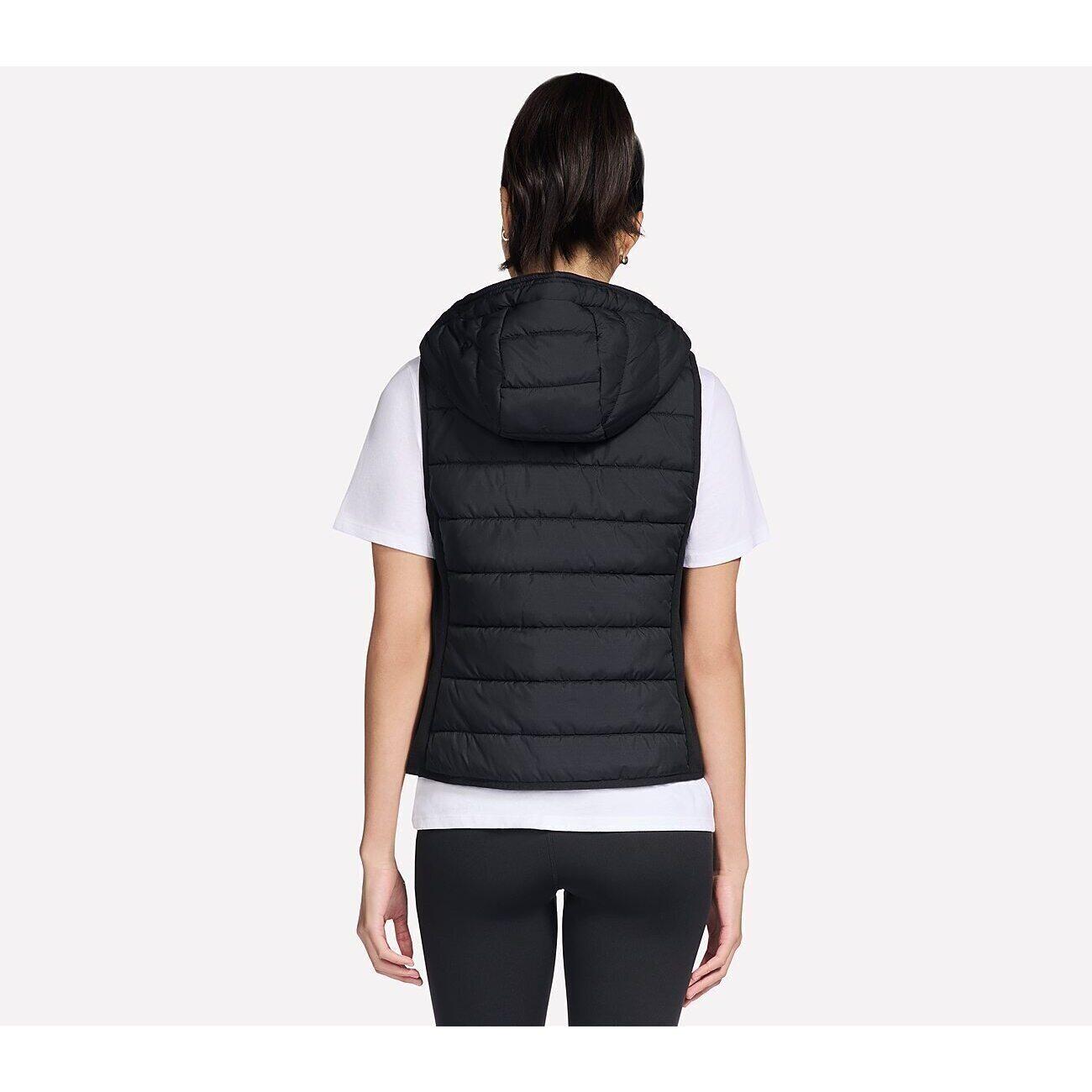 Gilet Skechers Performance Elite Cozy Fit Hooded, Noir, Femmes 2/5