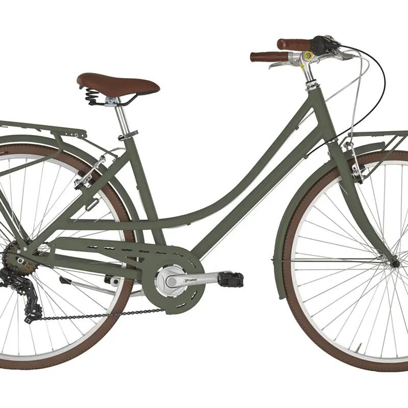 Alpina Bike, 7-speed Women’s Freetime Bicycle, Olive Green, 28"