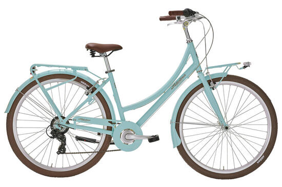 Vélo de ville VELVET 28 pouces, bleu aquamarine