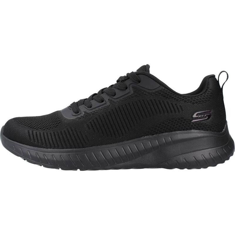 Pantofi sport femei Skechers Bobs Squad Chaos-Face Off, Negru
