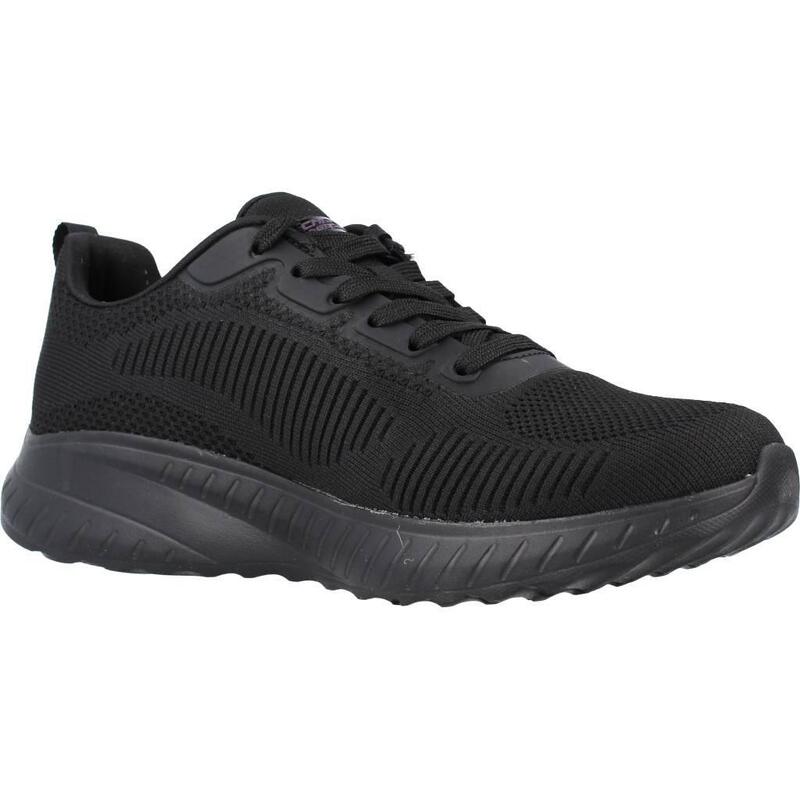 Pantofi sport femei Skechers Bobs Squad Chaos-Face Off, Negru