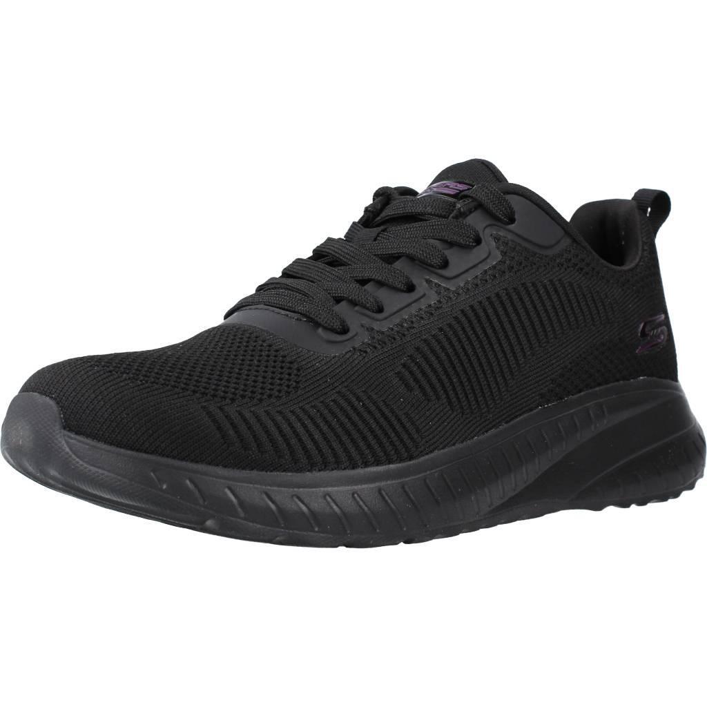 Pantofi sport femei Skechers Bobs Squad Chaos-Face Off, Negru